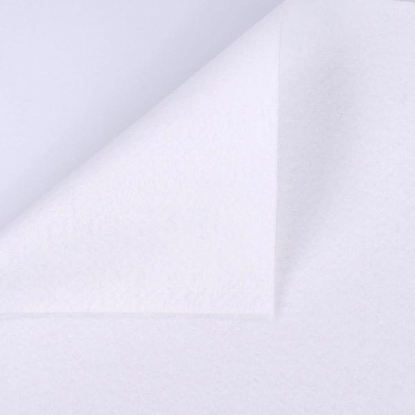 SULKY FELTY - Nadelfilz, uni, 25 cm x 3 m - Weiß 400